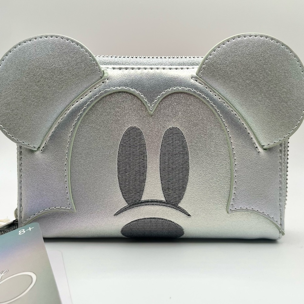 Mickey Mouse 100th Platinum Zip Around Wallet